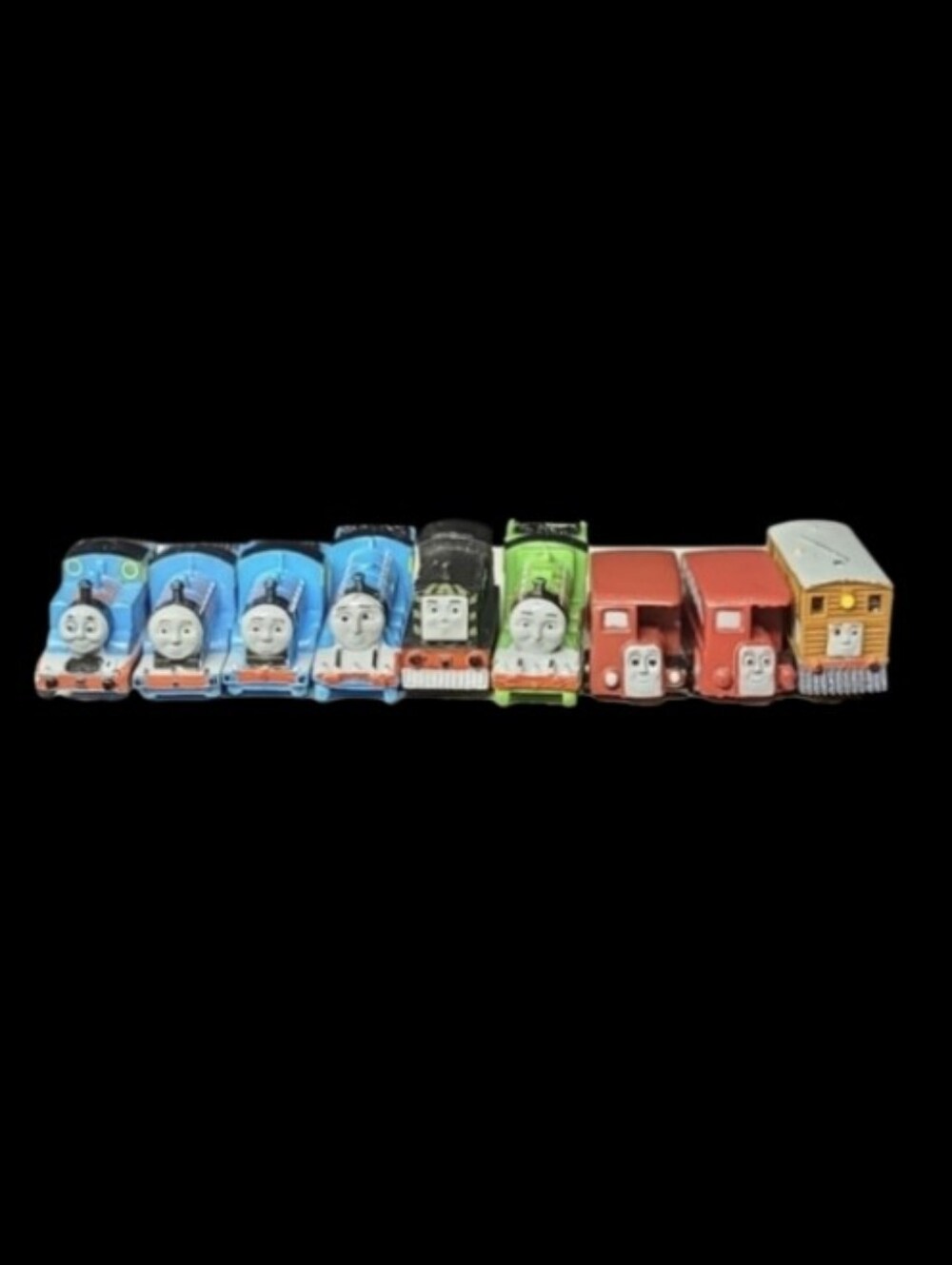 9pc Lot - Thomas The Tank PVC Minis Toy Train Set